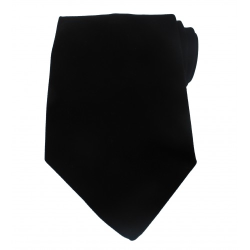 Μονόχρωμη Ανδρική Μαύρη Γραβάτα 160cm x 9 cm - 3253