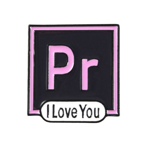 Καρφίτσα Πέτου "I Love You" Adobe Premiere Pro - 4369