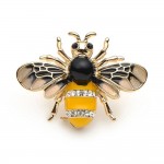 Γυναικεία Χρυσή Διακοσμητική Καρφίτσα Πέτου Μέλισσα - 4425