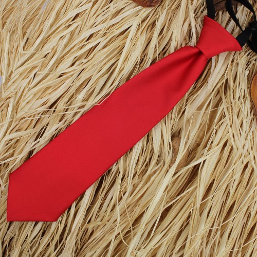 Χειροποίητη Παιδική Κόκκινη Γραβάτα 29cm