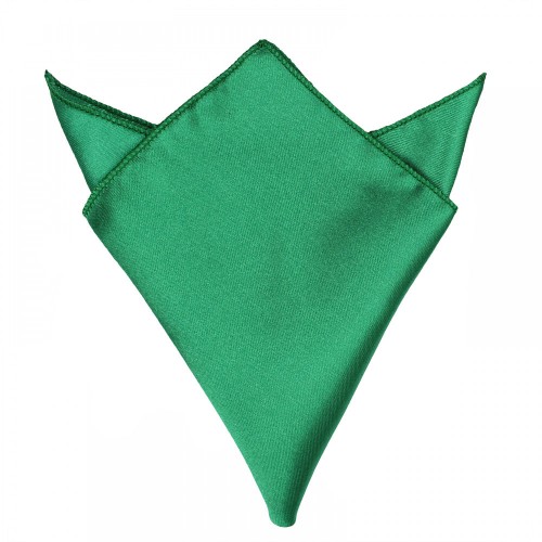 Χειροποίητο Σατέν Ποσέτ Μαντήλι Σακακιού Κουστουμιού Χρώμα Πράσινο