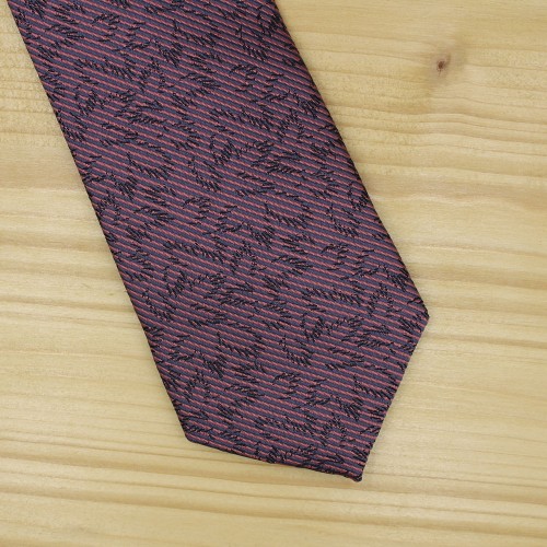 Ανδρική Γραβάτα Εμπριμέ Ριγέ 7.5cm  - 3234