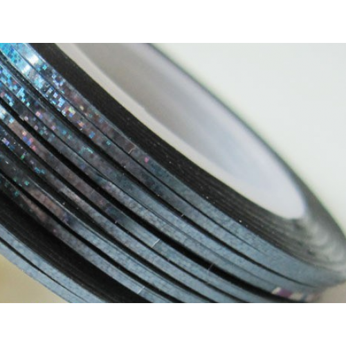 Αυτοκόλλητη Ταινία Για Διακόσμηση Νυχιών - Μαύρο - 1mm - 20 m - 2415