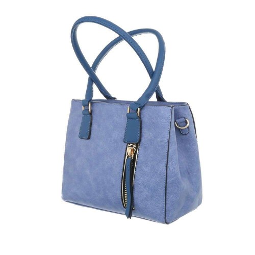 Γυναικεία Τσάντα Ώμου Χειρός Μπλε - 4036