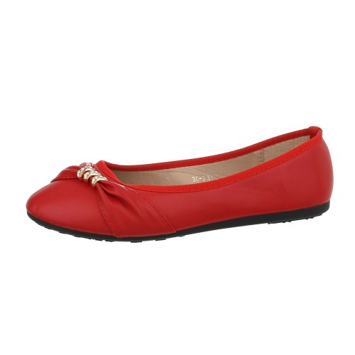 Γυναικεία Παπούτσια Μπαλαρίνα Κόκκινες - 4069